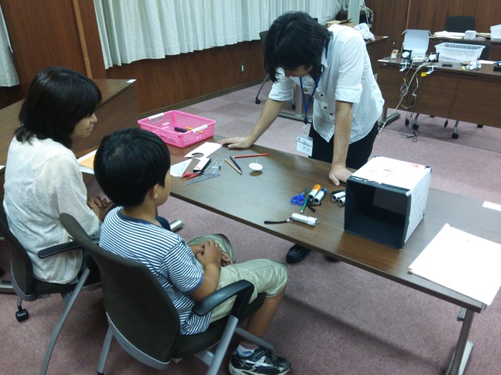 科学工作の体験